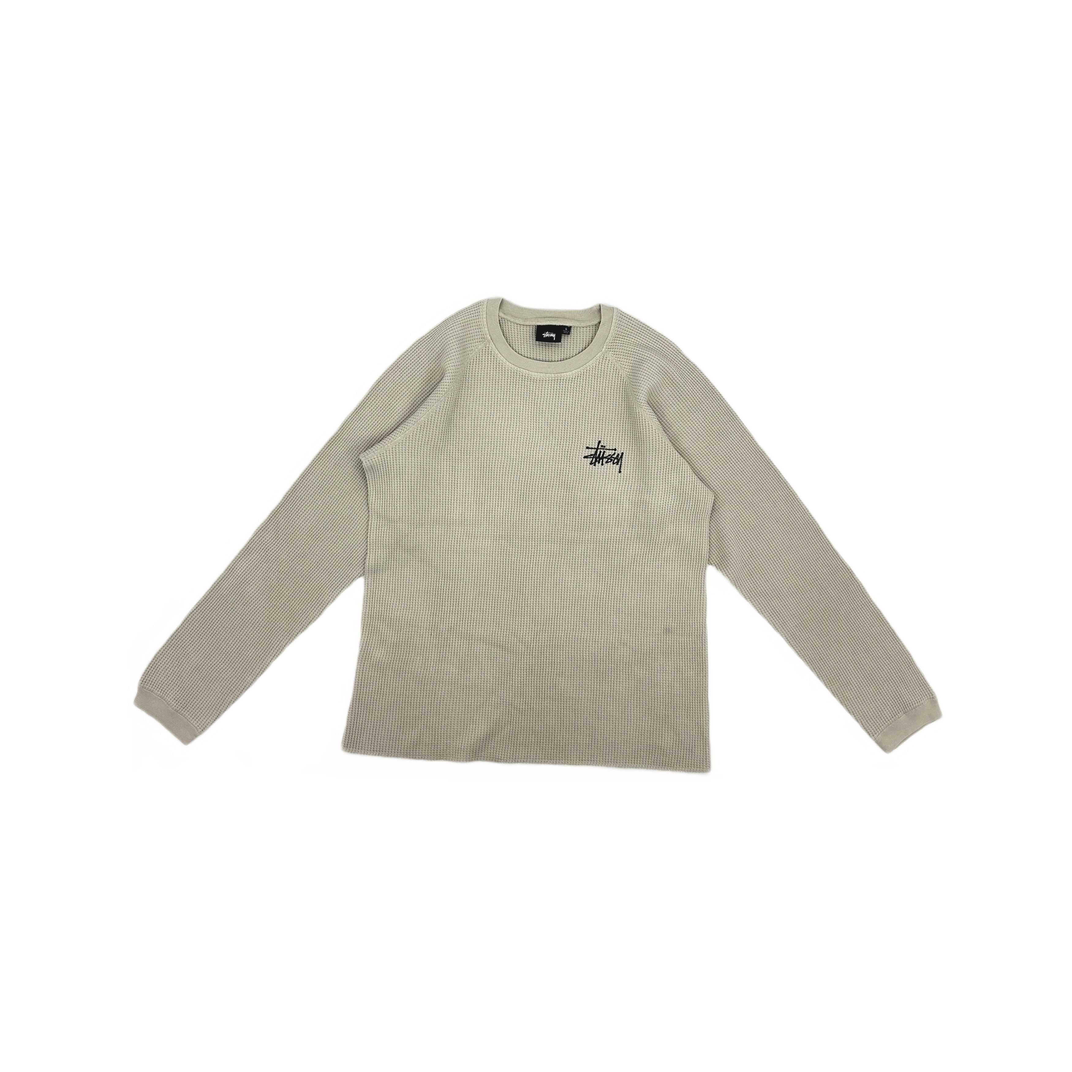 Stussy Stussy Discharged Plaid Waffle Crew size L | Grailed