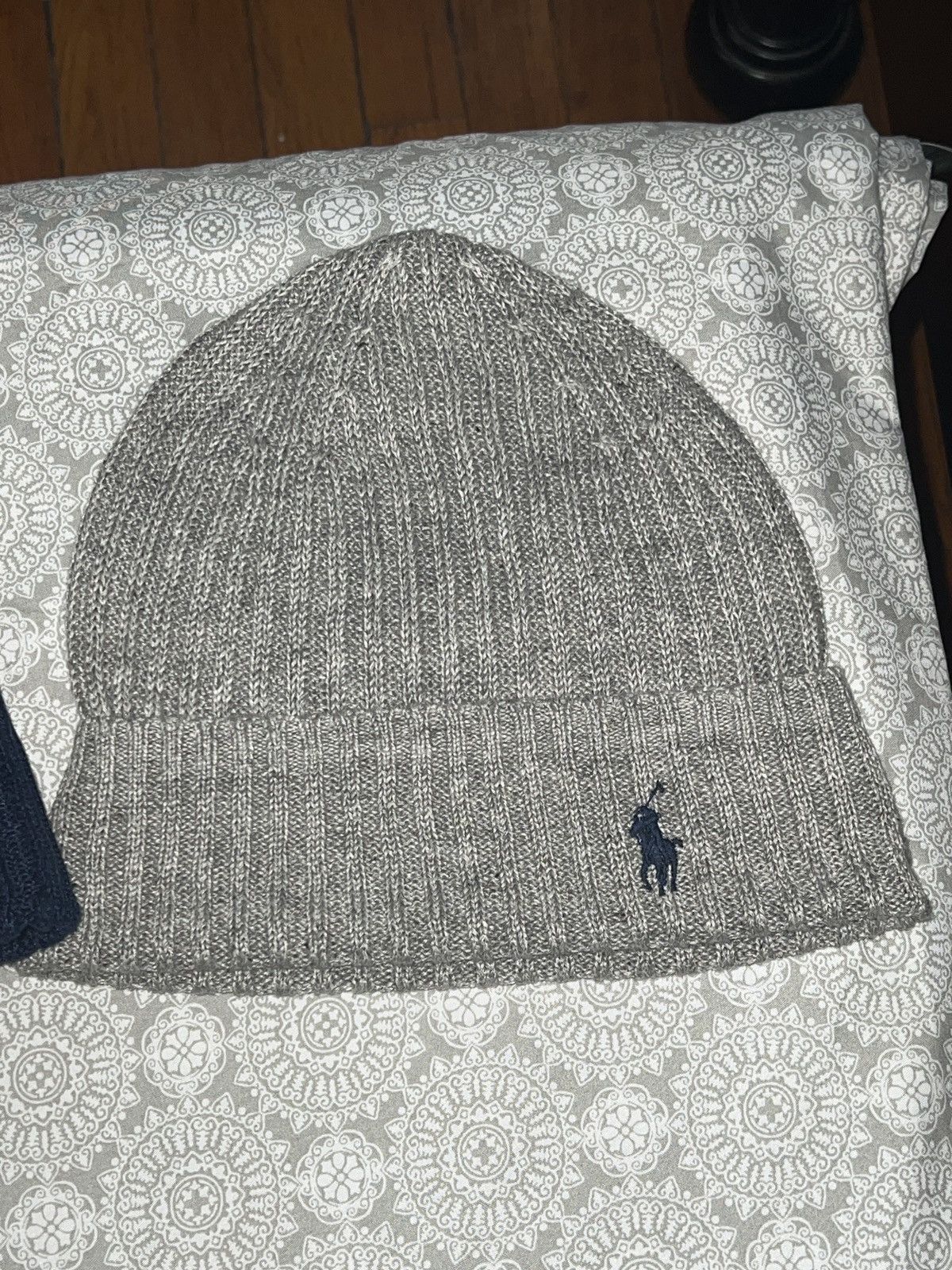 Polo Ralph Lauren Polo Ralph Lauren Linen Blend Beanie Size ONE SIZE - 1 Preview