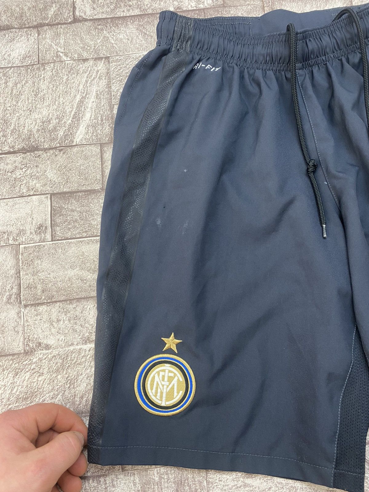 Nike × Vintage Nike Inter Milan Football Soccer Shorts Nike Size S Size US 31 - 5 Thumbnail