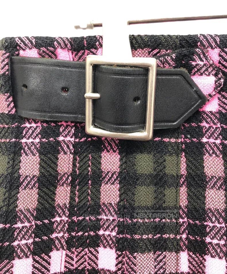 Comme des Garcons Comme Des Garcons size M Plaid buckle skirt Size 23" - 4 Thumbnail