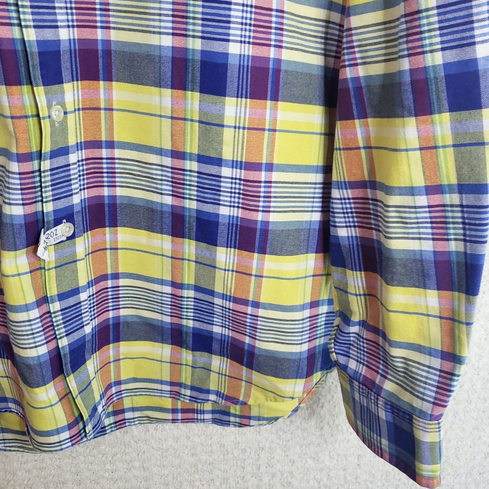 Ralph Lauren Ralph Lauren Shirt Button-Up Men's XL Cotton Multicolor Plaid Long Sleeve Button-Up Shirt Colorful Mens XL Cotton Multicolor Plaid Shirt Size US XL / EU 56 / 4 - 7 Thumbnail