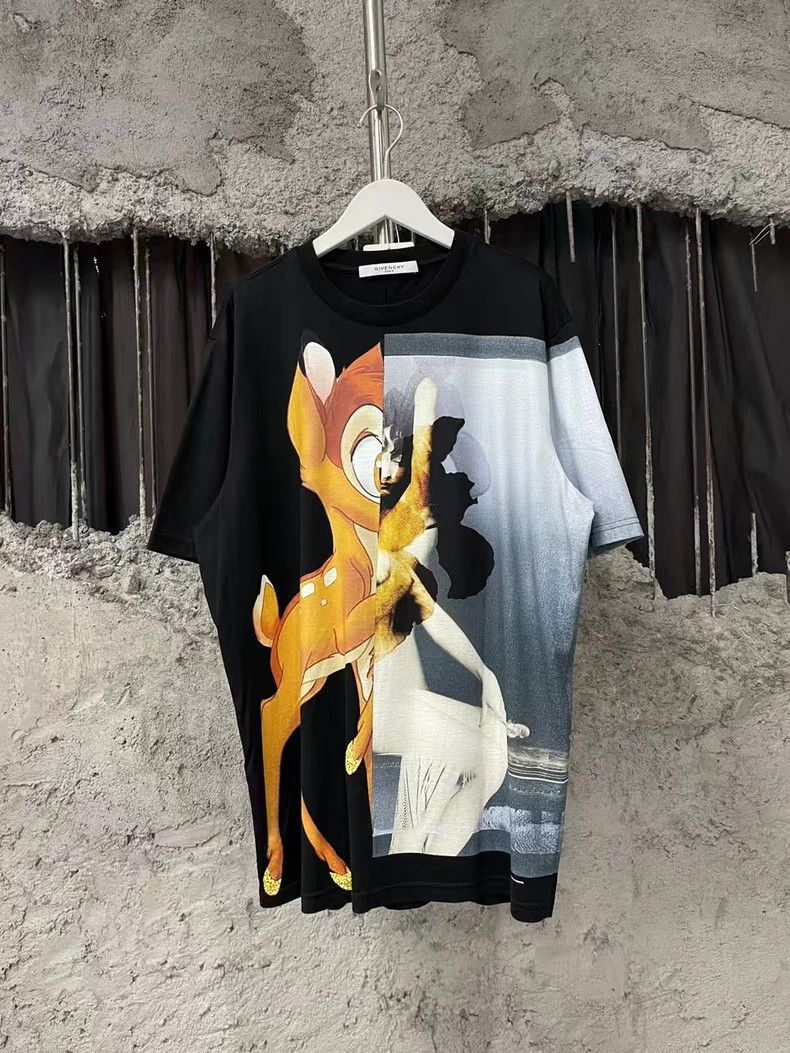 Givenchy Givenchy Deer Short Sleeve Size US M / EU 48-50 / 2 - 1 Thumbnail