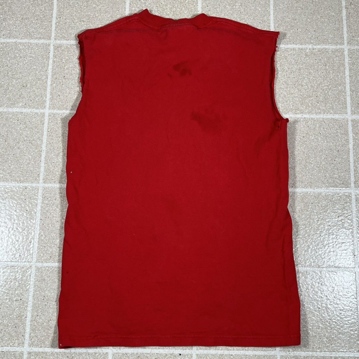 Gildan The Suicide File Band Cut Off T Shirt Size S Grunge Red Size US S / EU 44-46 / 1 - 4 Thumbnail