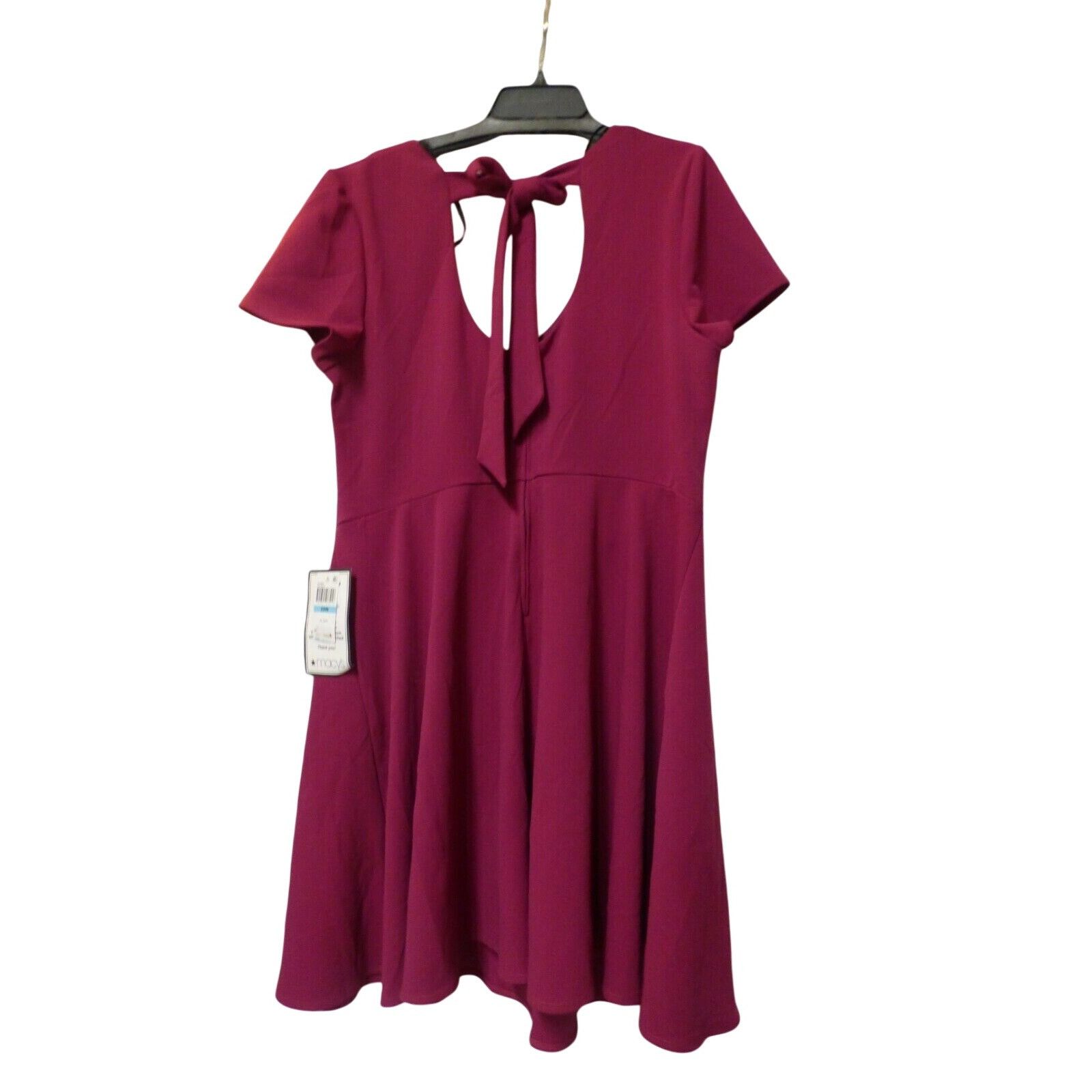 Other $69.00 B Darlin Trendy Plus Size Bow-Back Skater Dress, 22W Size ONE SIZE - 8 Thumbnail