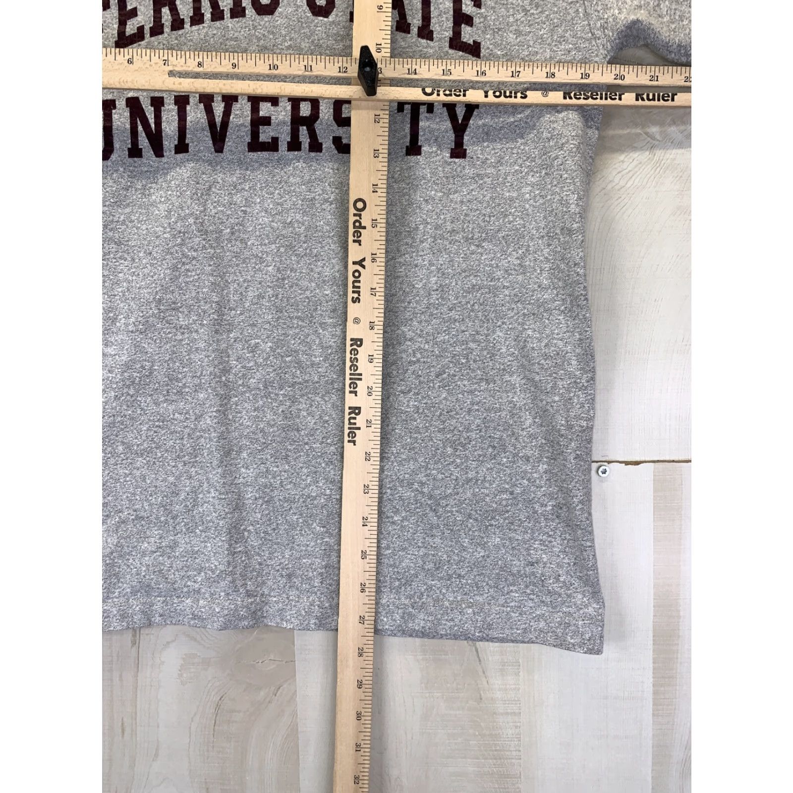 Vintage VINTAGE The Cotton Exchange Shirt Mens 90s Ferris State University Gray Cotton Short Sleeve Crew Neck M Size US M / EU 48-50 / 2 - 5 Thumbnail