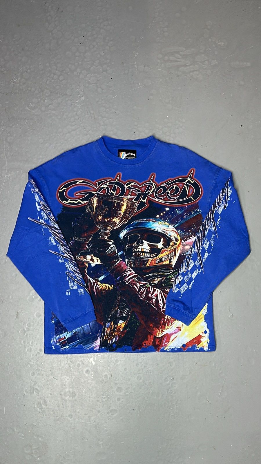 Godspeed Godspeed "Podium Dreams" Long Sleeve (Blue) size XXL Size US XXL / EU 58 / 5 - 1 Thumbnail