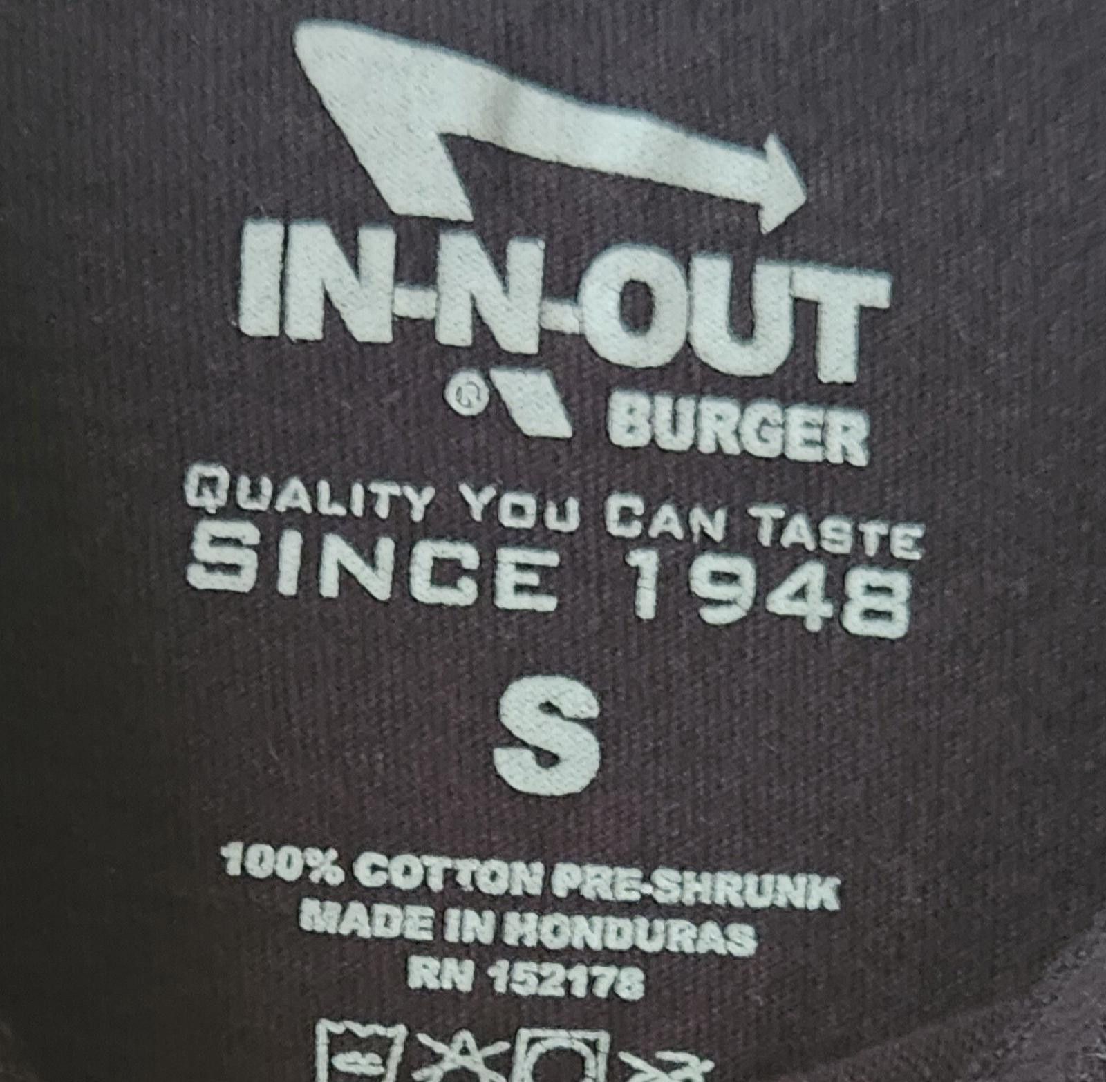 Designer IN-N-Out Shirt Black Arizona Palm Trees In And Out Burger Size US S / EU 44-46 / 1 - 2 Thumbnail