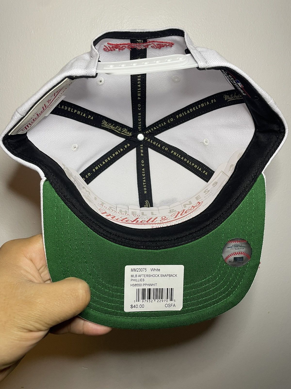 Mitchell & Ness MLB Philadelphia Phillies adjustable snapback hat Size ONE SIZE - 6 Thumbnail