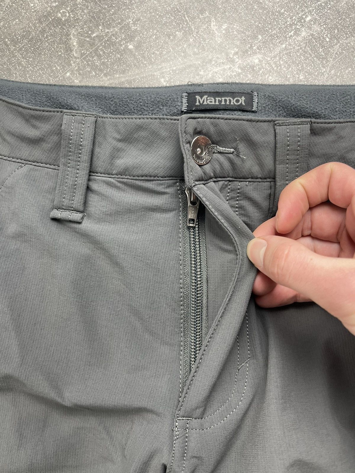 Marmot Marmot Technical Hiking Pants Gray Black Panel Size 32 M Size US 32 / EU 48 - 9 Thumbnail