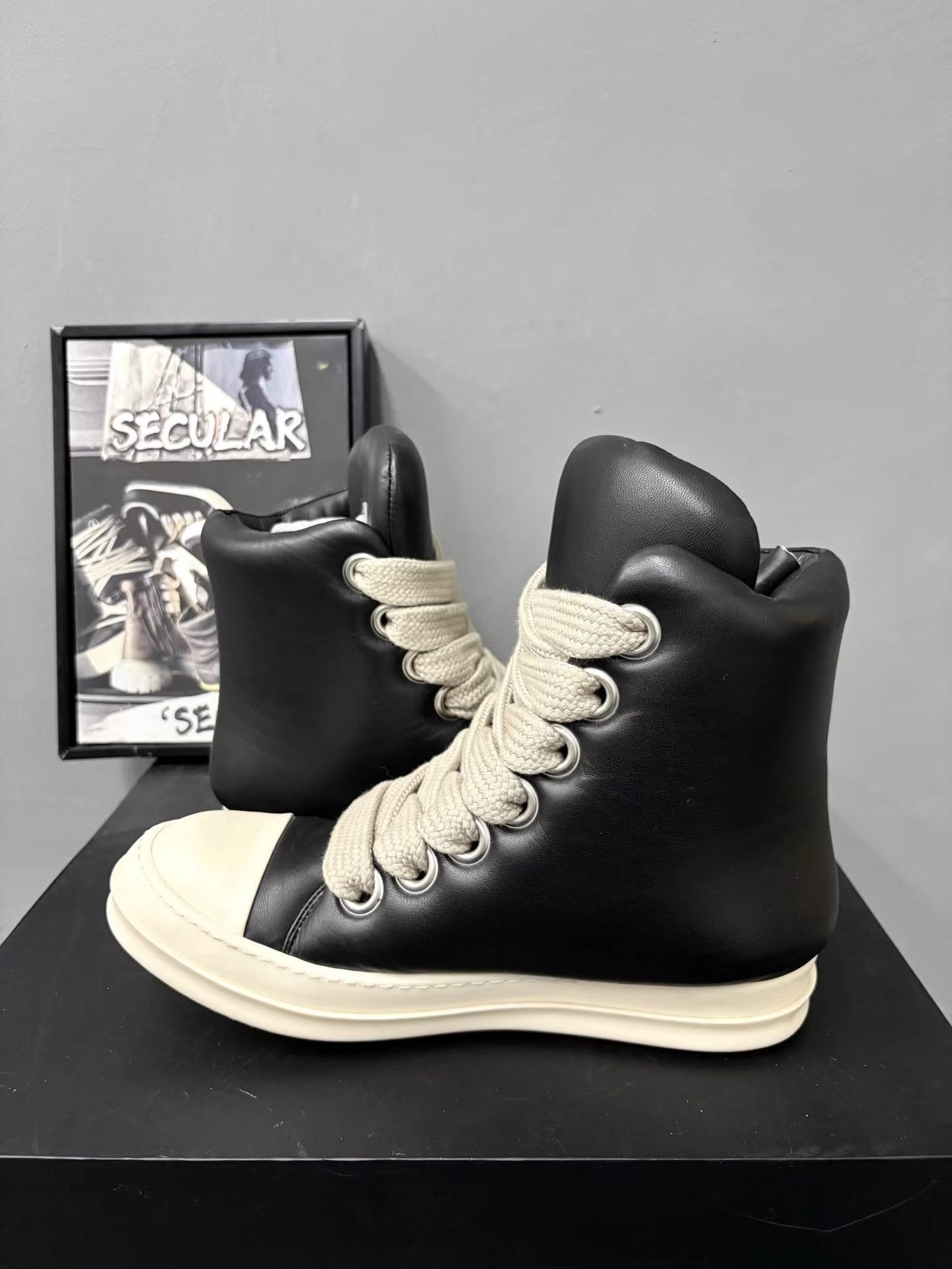 Rick Owens RickOwens Mainline Puff High-top Sneakers K34 Size US 8 / EU 41 - 5 Thumbnail