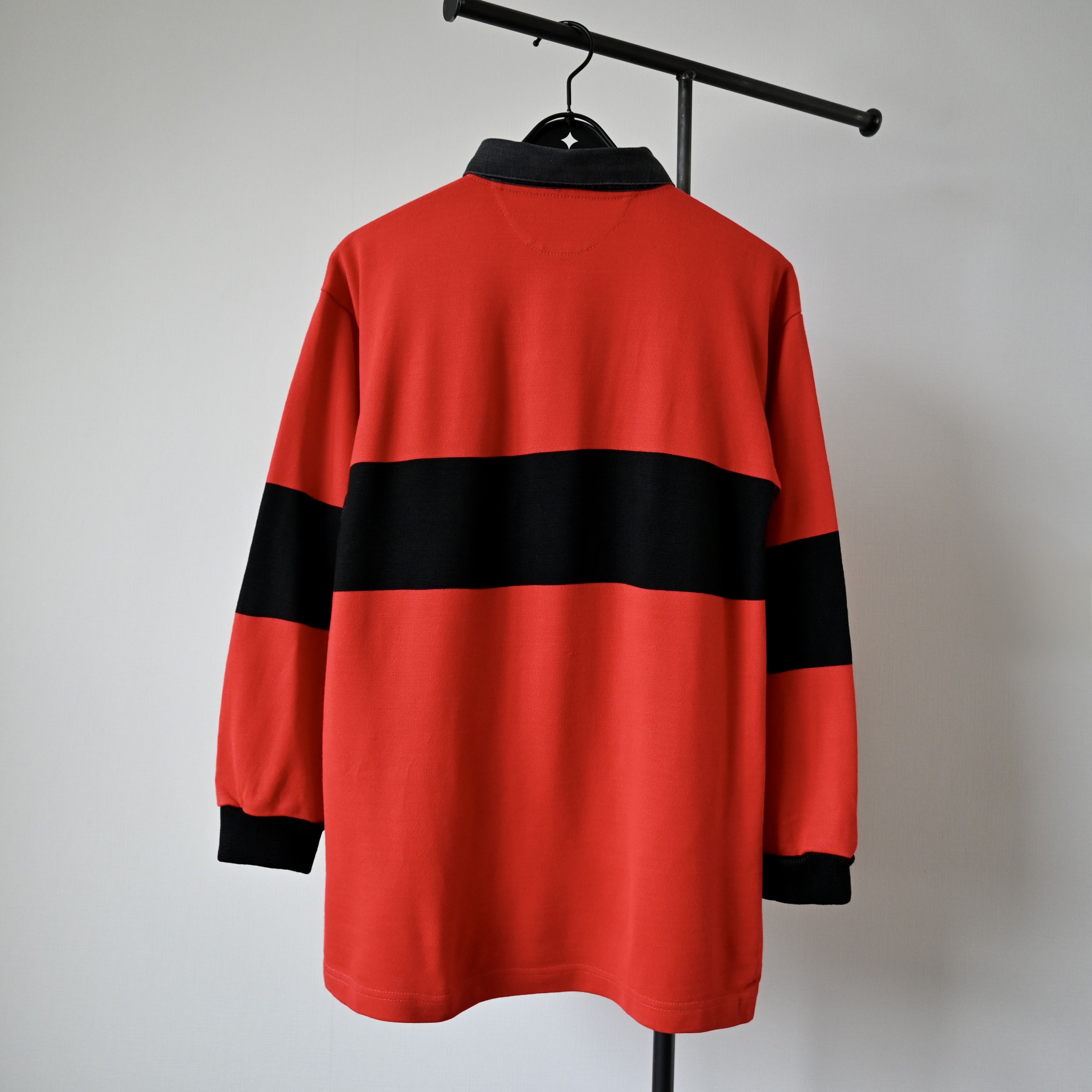 Vintage VTG 1990s STAG RUGBY PRODUCT red x black rugby shirt Size US S / EU 44-46 / 1 - 2 Thumbnail