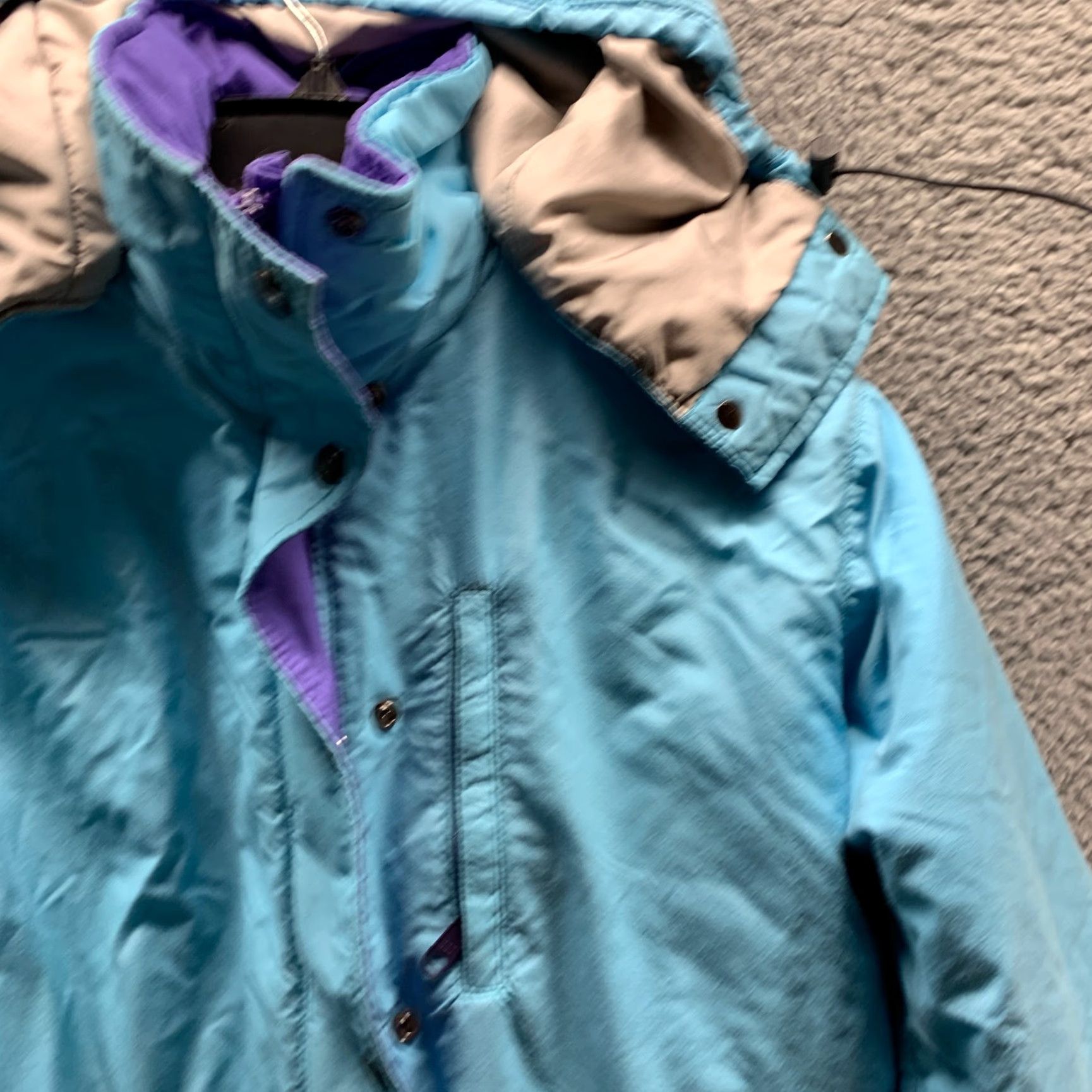 Vintage VINTAGE L.L. Bean Jacket Womens Medium Blue Gray Coat Zip Hooded Puffer Casual Parka 90s Mens/Womens Size M / US 6-8 / IT 42-44 - 6 Thumbnail