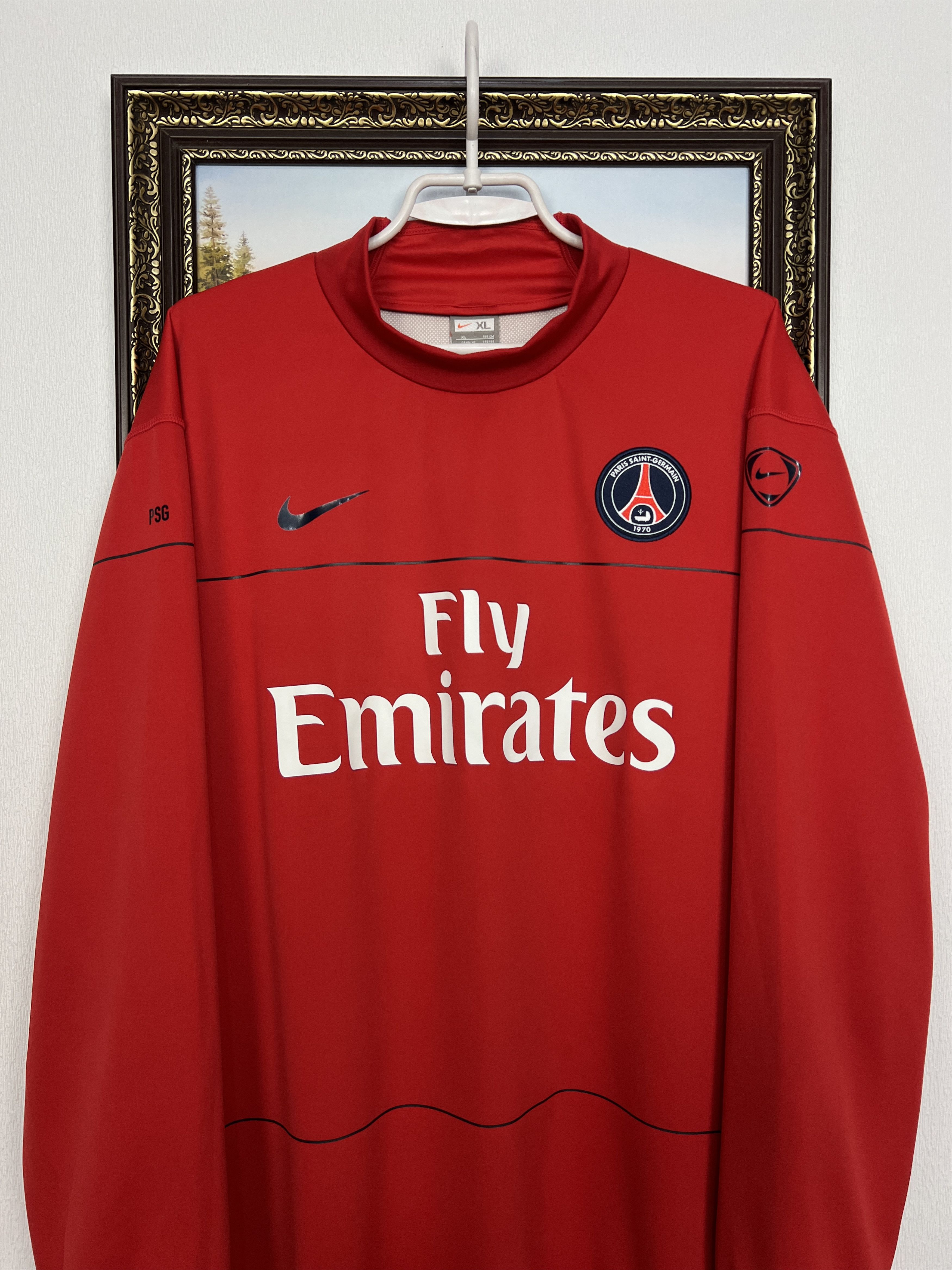 Nike PSG Paris Saint Germain Football Sweatshirt Soccer Track Size US XL / EU 56 / 4 - 2 Thumbnail