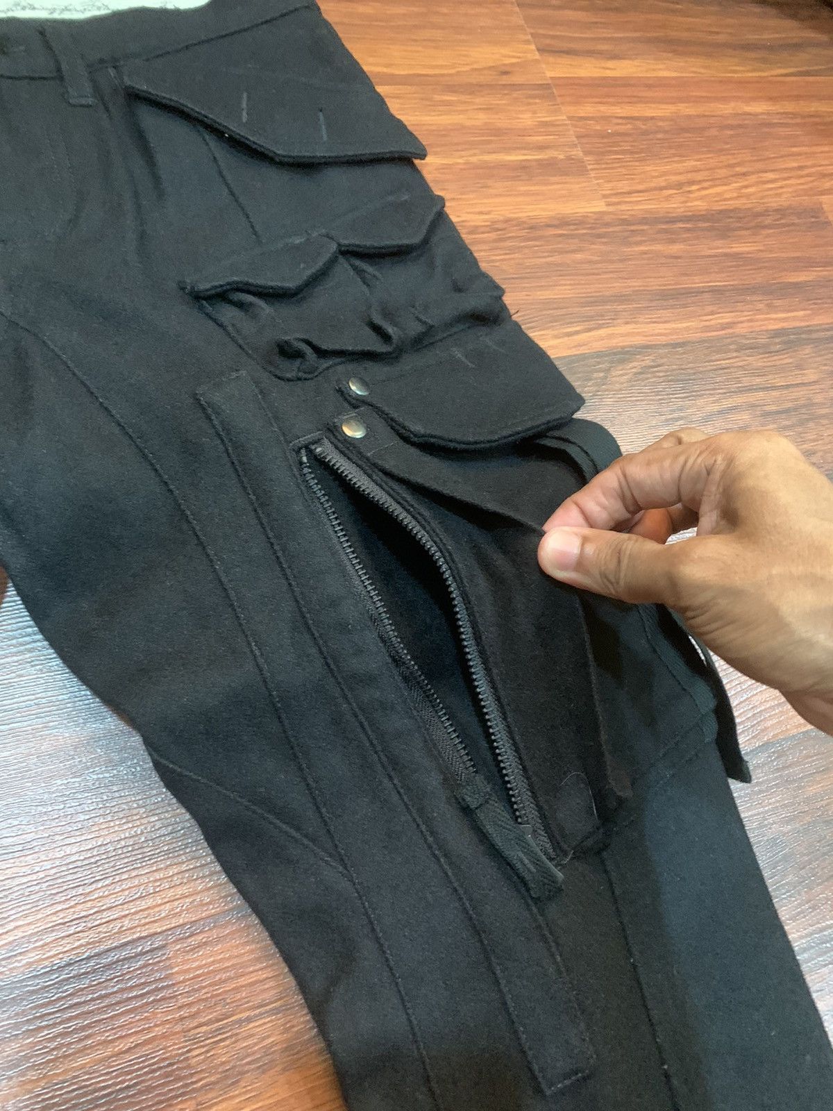 If Six Was Nine × Le Grande Bleu (L.G.B.) × Tornado Mart Tornado Mart Bondage Wool Pants Size US 30 / EU 46 - 6 Thumbnail