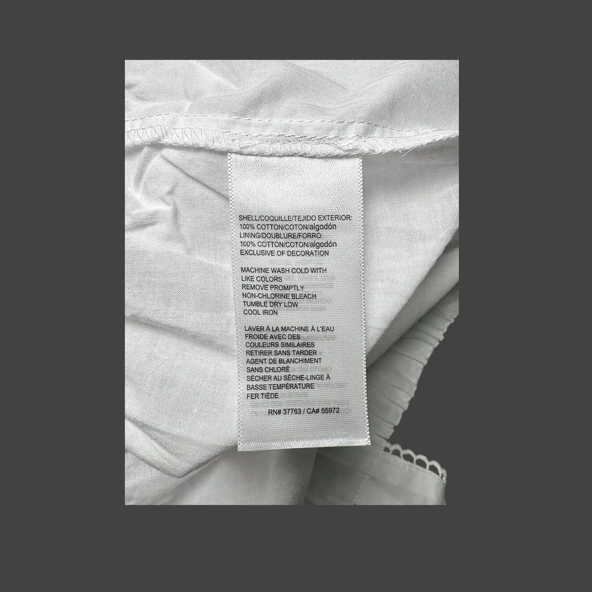 Other Ella by Rafaella Women’s White Tiered Midi Dress Sz Large Size L / US 10 / IT 46 - 15 Thumbnail