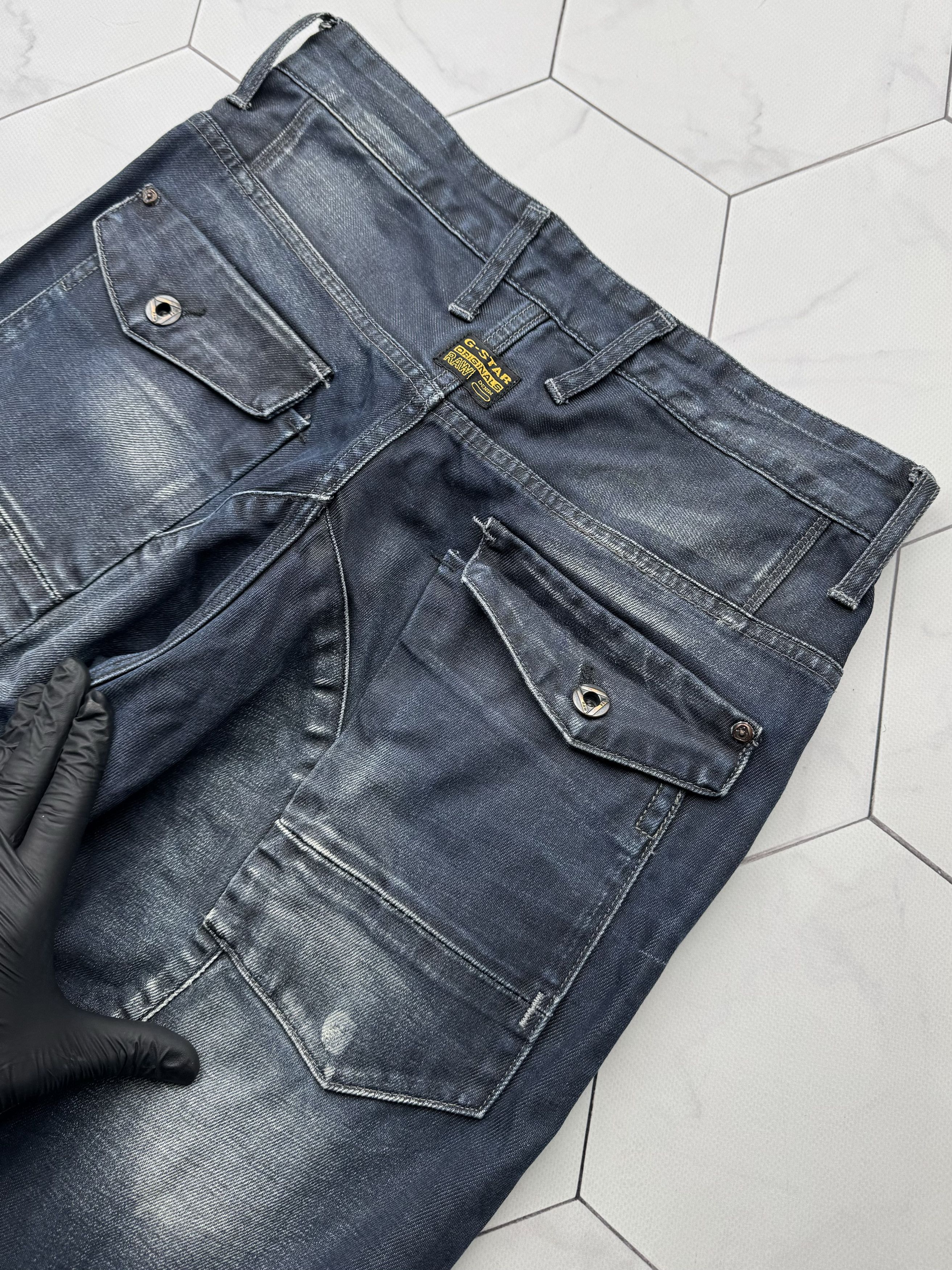 G-Star G Star Raw General 5620 Tapered Extract Embro Jeans (B291) Size US 30 / EU 46 - 10 Thumbnail