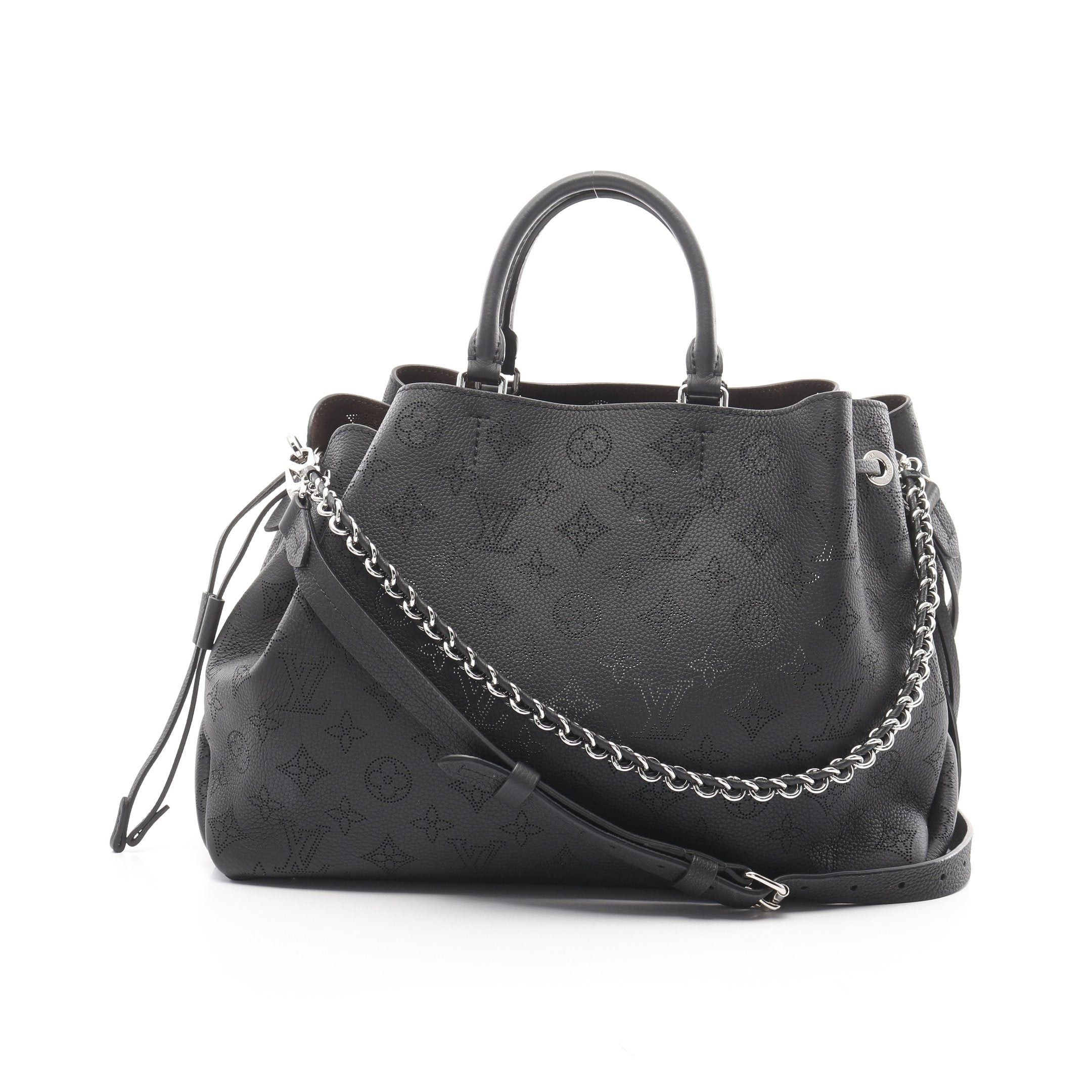 Louis Vuitton Louis Vuitton Bella Tote Mahina Noir Handbag Bag Leather Black Size ONE SIZE - 1 Thumbnail