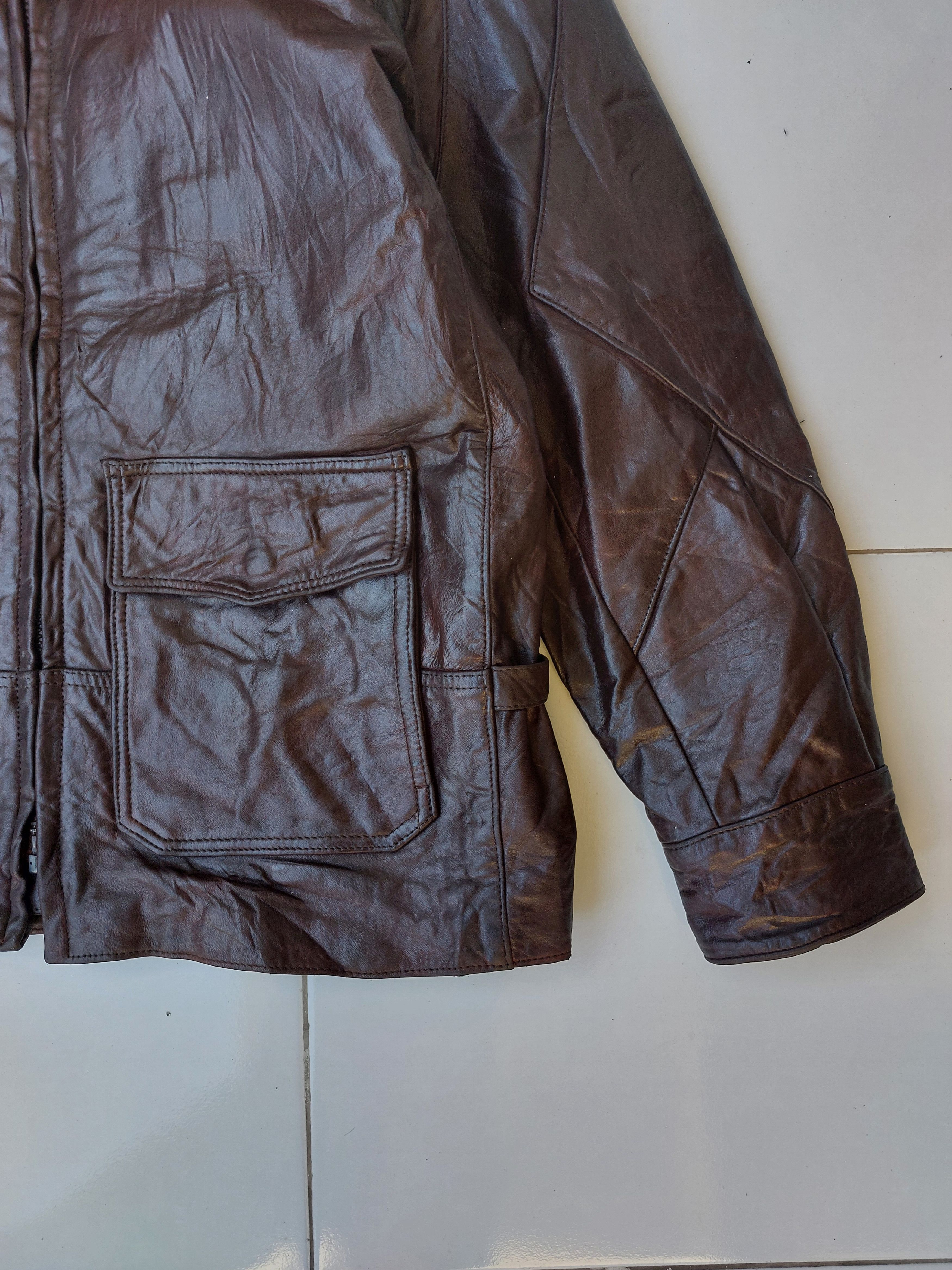 Golden Bear Golden Bear G-8 Vintage Leather Jacket Military Looks Size US L / EU 52-54 / 3 - 3 Thumbnail