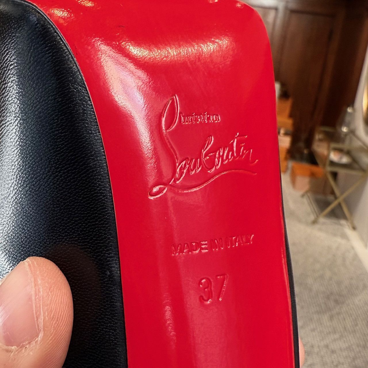 Christian Louboutin Christian Louboutin Leather Resillissima Mesh Platform 160 Size US 7 / IT 37 - 7 Thumbnail