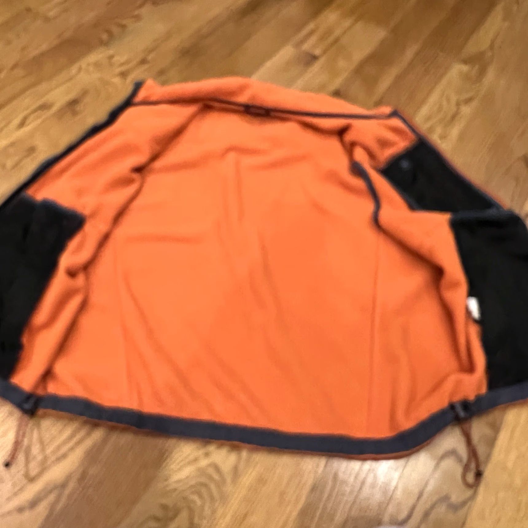 Vintage L.L. Bean Polartec Wind Pro Fleece Jacket Full Zip Orange Size XL Size XL / US 12-14 / IT 48-50 - 4 Thumbnail