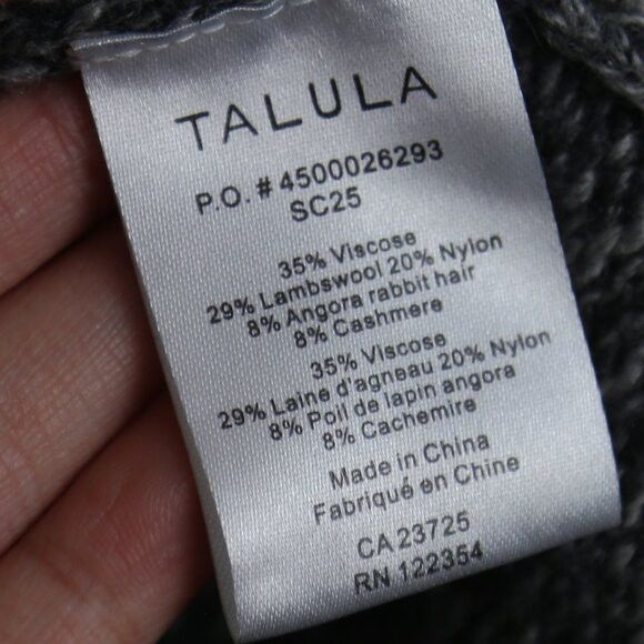 Aritzia Aritzia Talula Lambswool Cashmere Blend Marled Knit Cardigan Size S / US 4 / IT 40 - 6 Thumbnail
