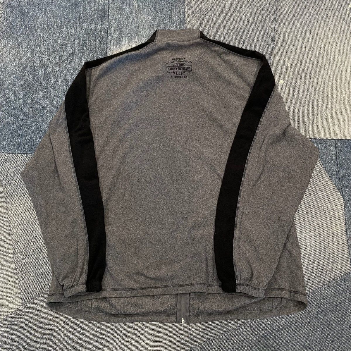 Harley Davidson × Vintage CRAZY Baggy Essential Harley Davidson Boxy Zip-Up Fleece Size US XXL / EU 58 / 5 - 2 Thumbnail