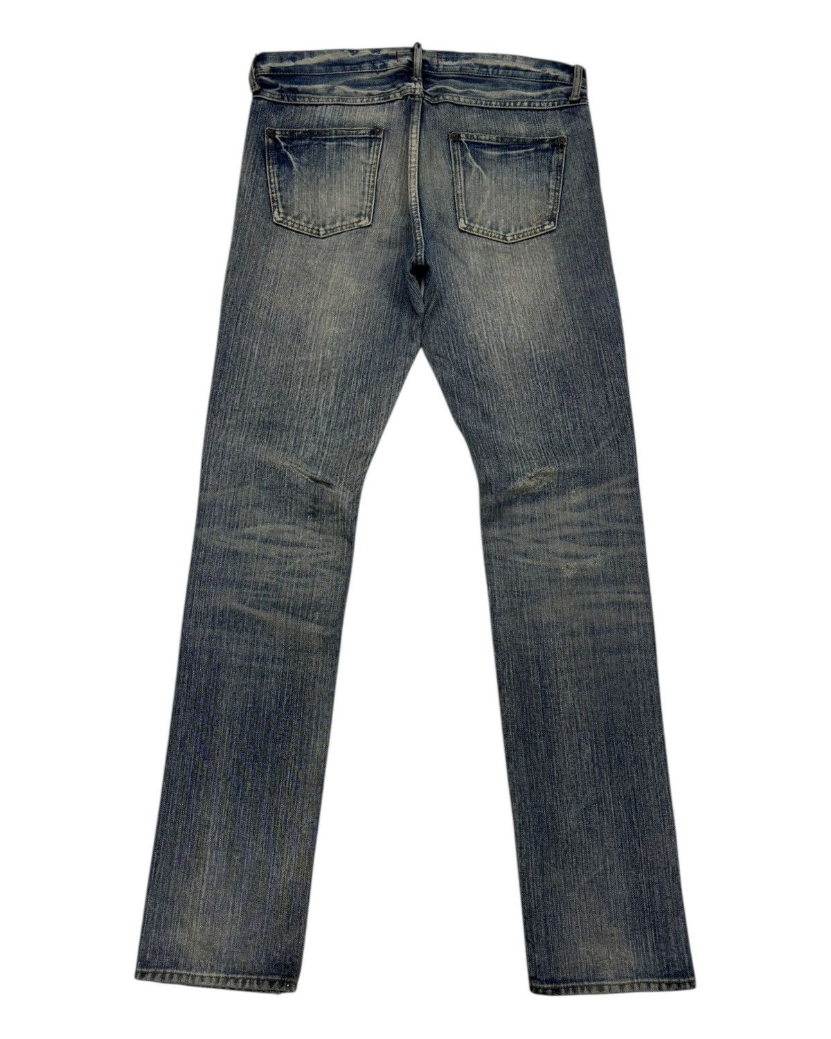 NANO universe × Number (N)ine Nano Universe Boro Patchwork Mud Wash Distressed Denim Jean Size US 33 - 5 Thumbnail