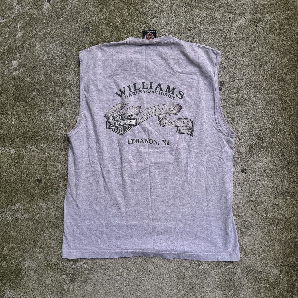 Harley Davidson Harley Davidson Faded Thrashed Distressed Tank ERD Grunge Size US L / EU 52-54 / 3 - 2 Thumbnail