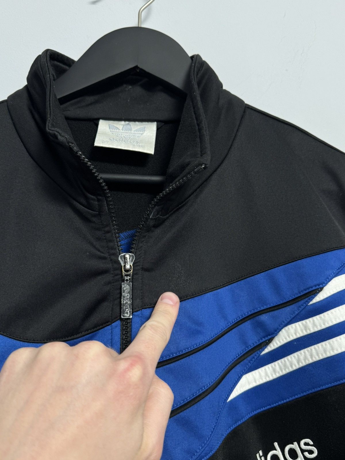 Adidas Vintage 1990's ADIDAS Jacket Full Zip Size US L / EU 52-54 / 3 - 8 Thumbnail