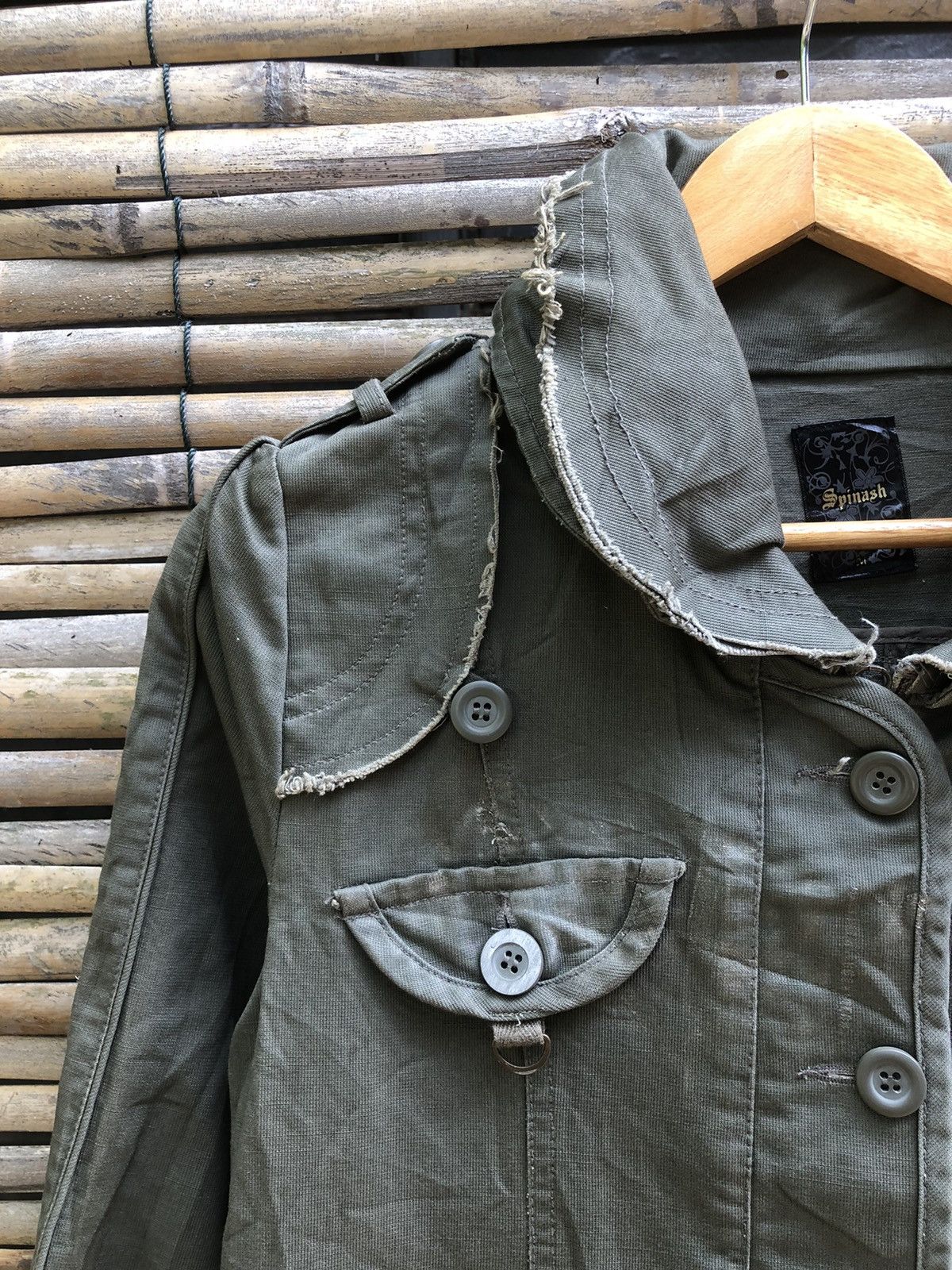 Japanese Brand × Vintage Vintage Japanese Brands Spinash Army Jacket Size M / US 6-8 / IT 42-44 - 9 Thumbnail