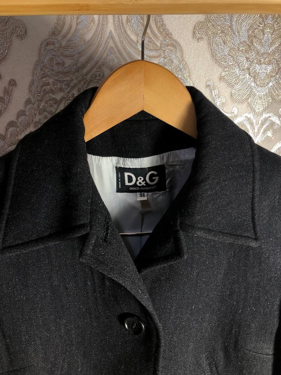 Dolce & Gabbana × Vintage VERY RARE DOLCE & GABBANA WOOL COATS LUXURY ITALIAN DESIGNER Size S / US 4 / IT 40 - 4 Thumbnail