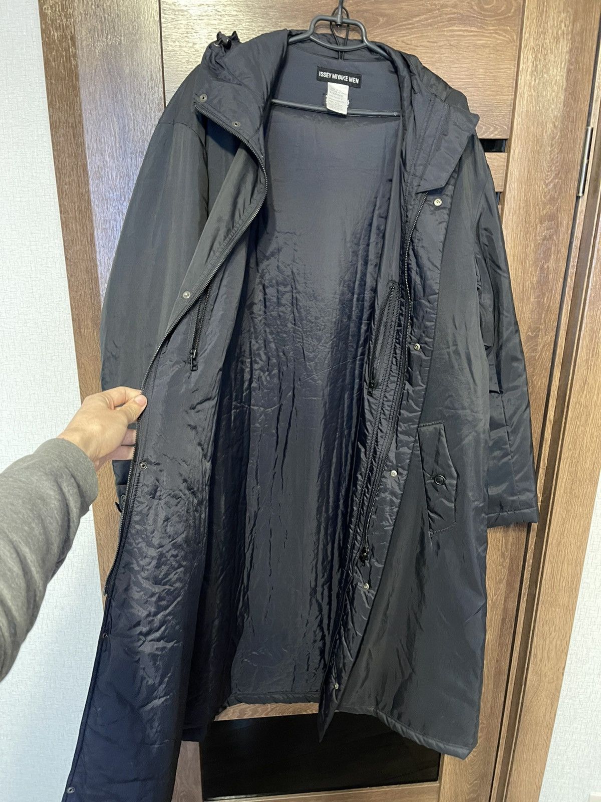 Vintage 1999 Issey Miyake Men Thinsulate Vintage Nylon Parka Jacket Size US L / EU 52-54 / 3 - 10 Thumbnail