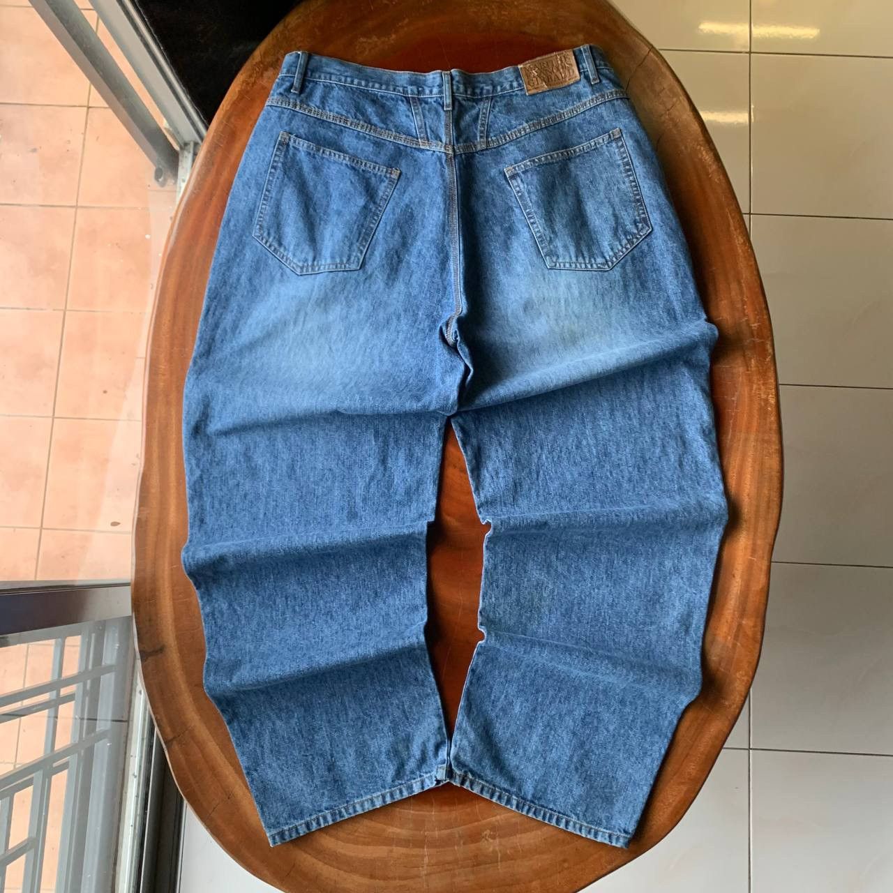 Marithe + Francois Girbaud Vintage Baggy Marithe Francois Girbaud MFG Blue Denim Pants Size US 36 / EU 52 - 2 Thumbnail