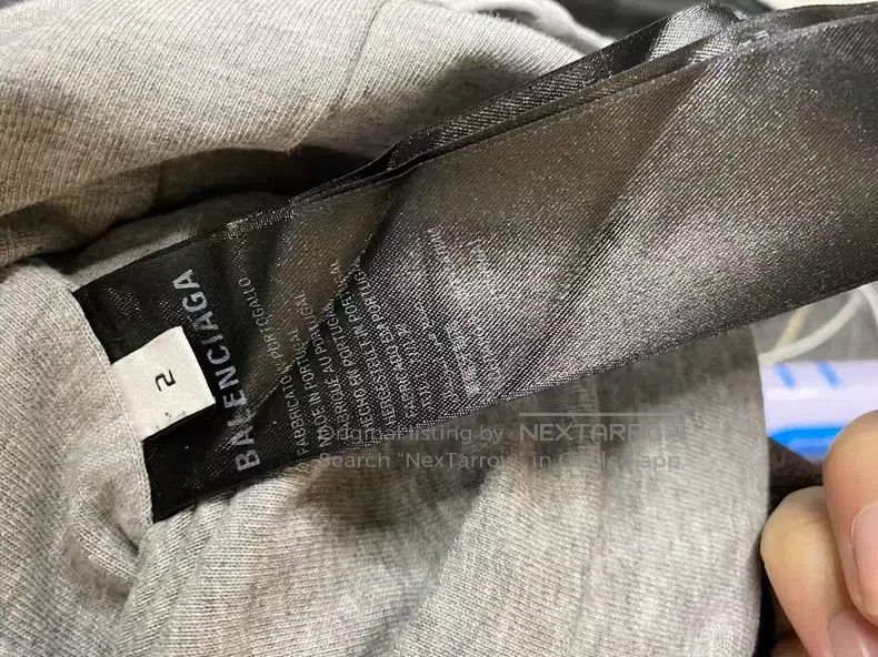 Balenciaga Balenciaga Gray Ripped Short Sleeve T-Shirt, Size 2 Size US M / EU 48-50 / 2 - 7 Thumbnail