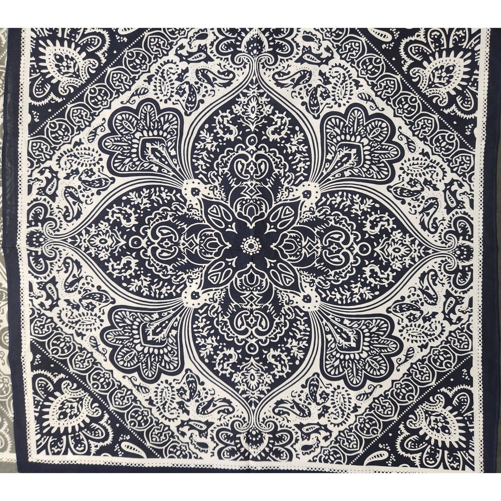 Other Cotton Bandanas Paisley Print Handkerchiefs 3-Pack Black/Gra Size ONE SIZE - 8 Thumbnail