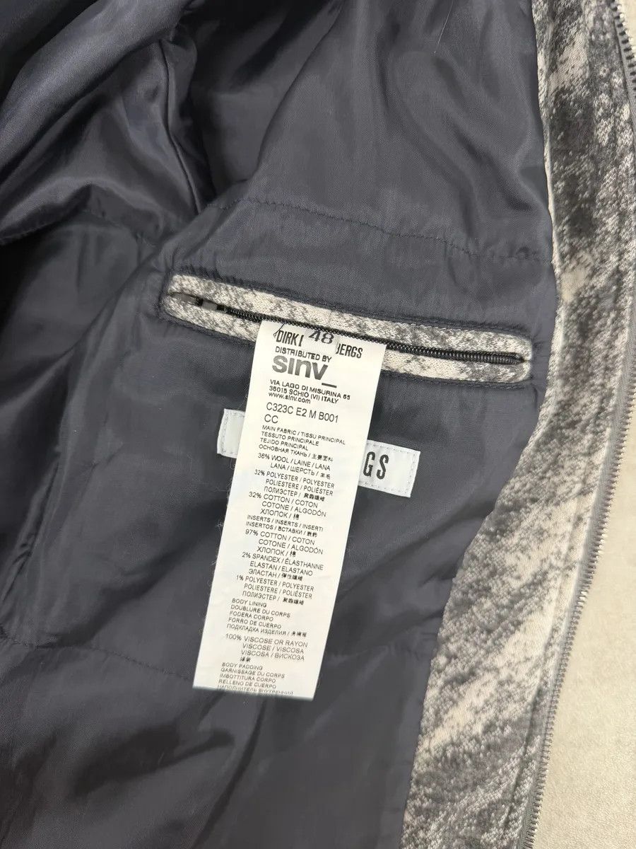 Dirk Bikkembergs 2010s Bikkembergs Abstract Black & Beige Bomber Jacket Size US M / EU 48-50 / 2 - 9 Thumbnail