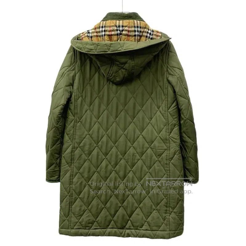 Burberry Burberry Women's Green Quilted Cotton Coat. Size S / US 4 / IT 40 - 2 Thumbnail
