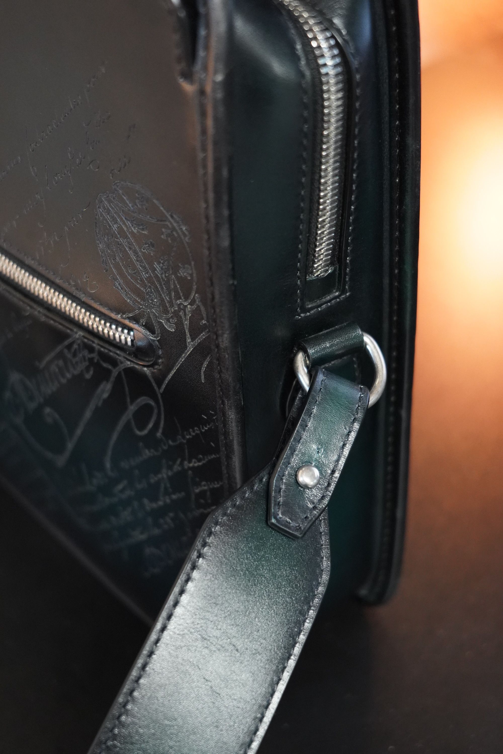 Berluti Berluti Un Jour Neo Scritto Venezia Leather Briefcase Size ONE SIZE - 9 Thumbnail