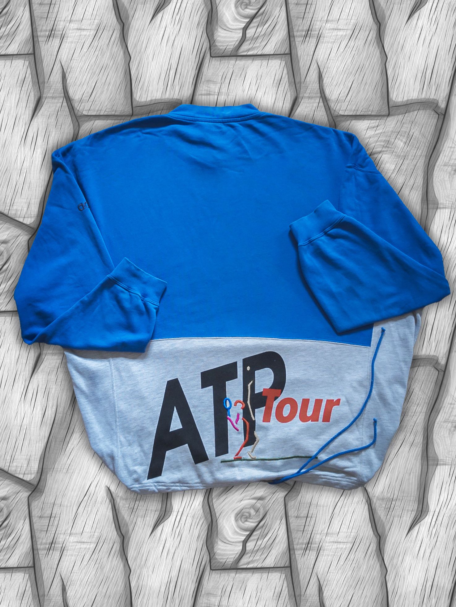 Adidas Vintage Adidas ATP Tour Sweatshirt 90s Oversized XL Size US XL / EU 56 / 4 - 1 Thumbnail