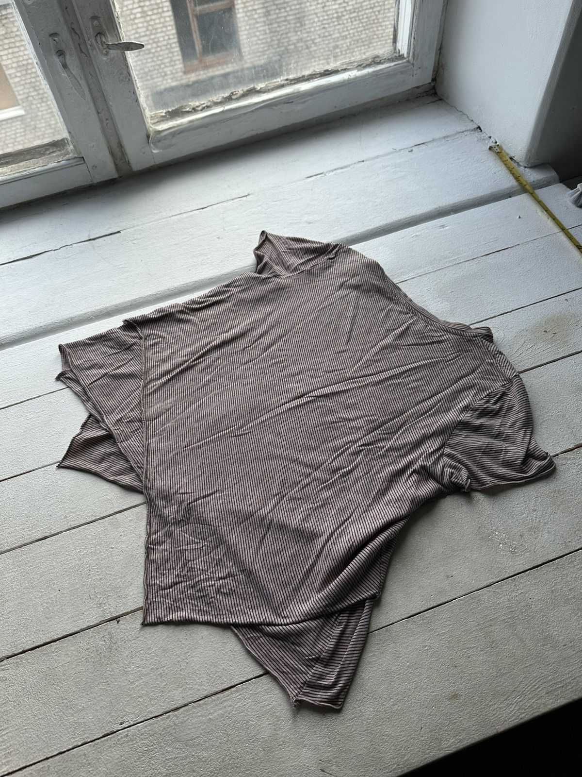 Allsaints 🚨ALLSAINTS WOMEN ASYMMETRICAL T-SHIRT TOP LUXURY OPIUM Size M / US 6-8 / IT 42-44 - 13 Thumbnail