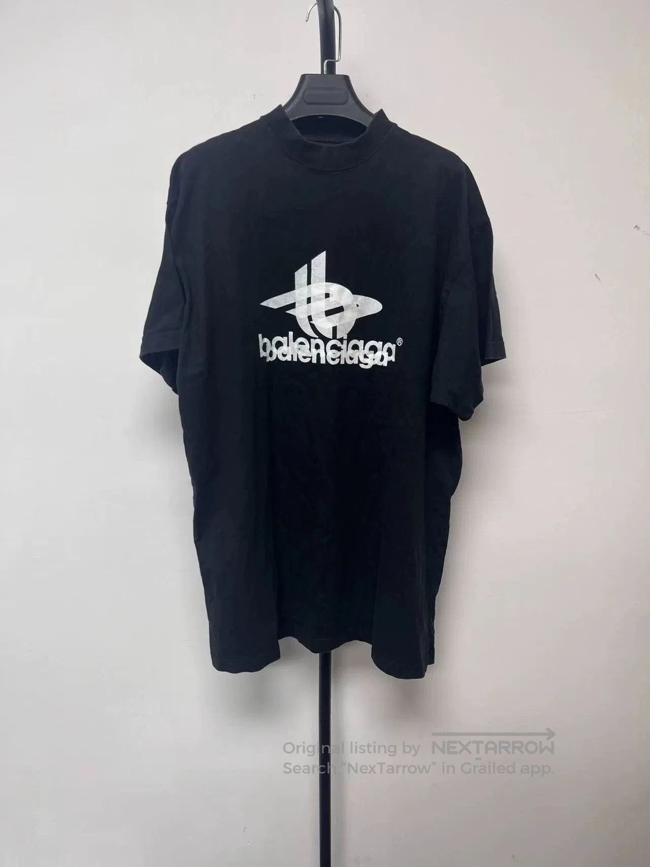 Balenciaga Balenciaga Logo Print Crewneck Short Sleeve T-Shirt. Size US M / EU 48-50 / 2 - 1 Thumbnail