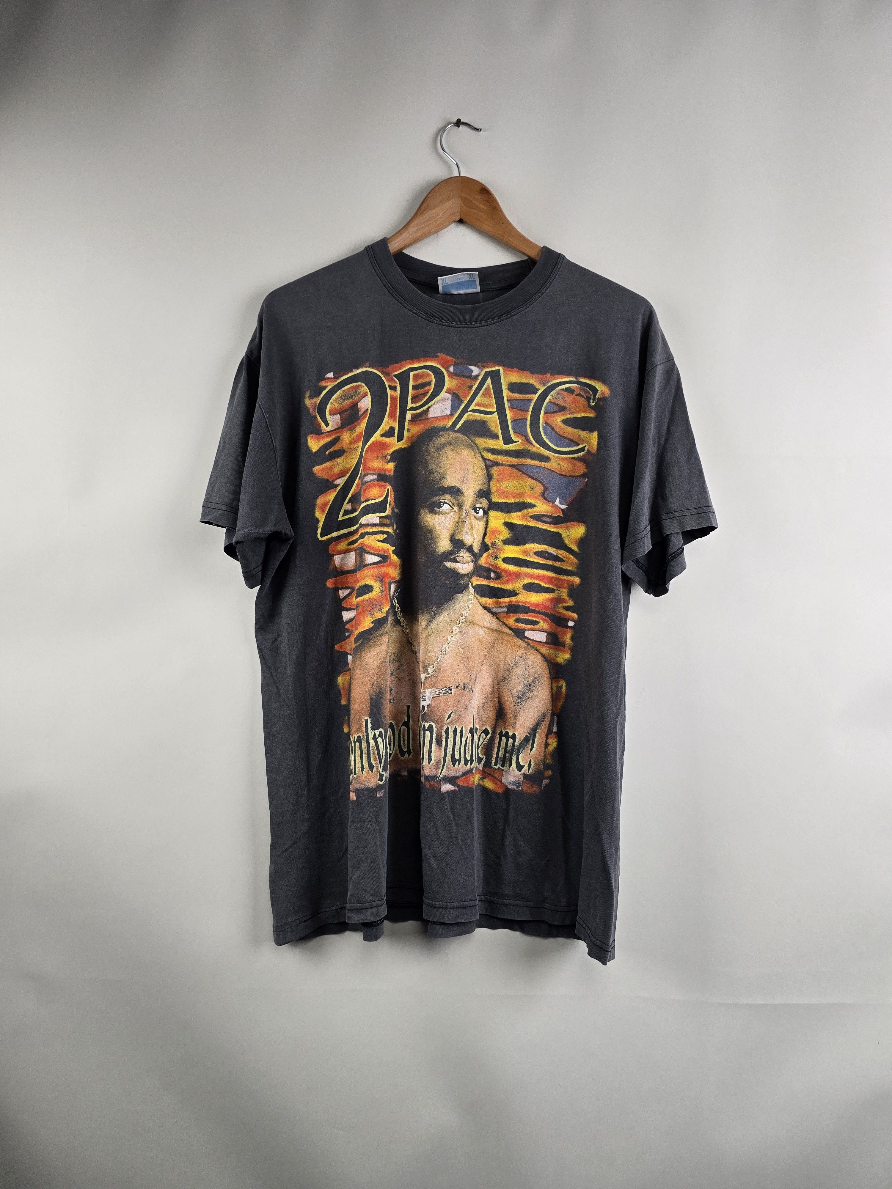 Band Tees × Rap Tees × Vintage 90s Tupac Only god can judge me Makeveli 2Pac XL 22.5" 29" Size US XL / EU 56 / 4 - 9 Thumbnail