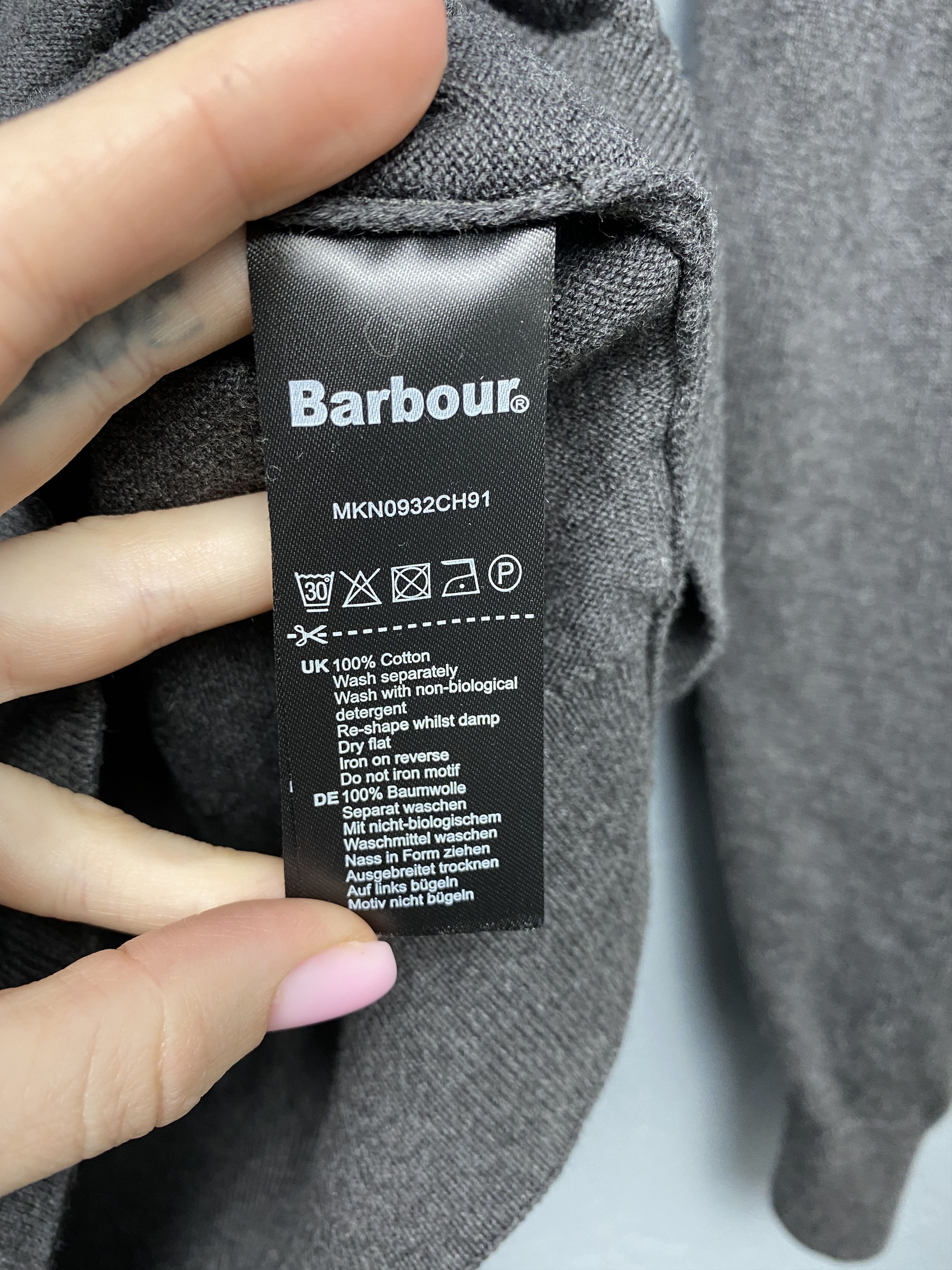 Barbour Barbour Vintage Mens Cotton Knit Crew Neck Sweater Size US XXL / EU 58 / 5 - 5 Thumbnail