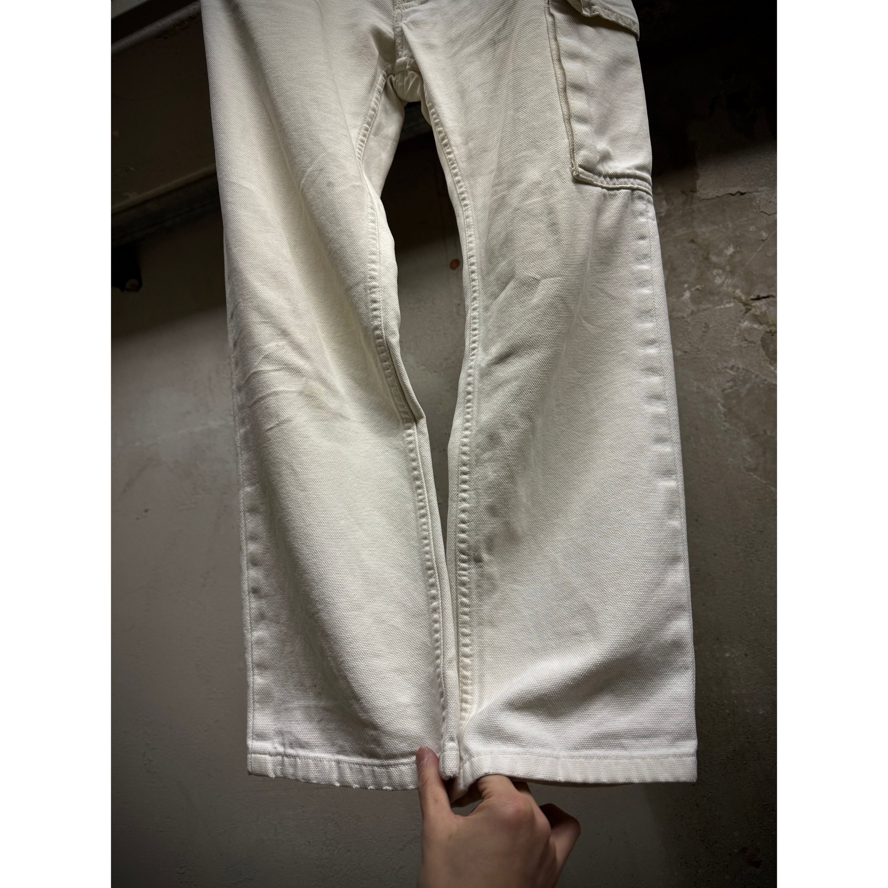 Helmut Lang Helmut Lang 1999 Ivory Cotton Cargo Denim Size US 28 / EU 44 - 7 Thumbnail