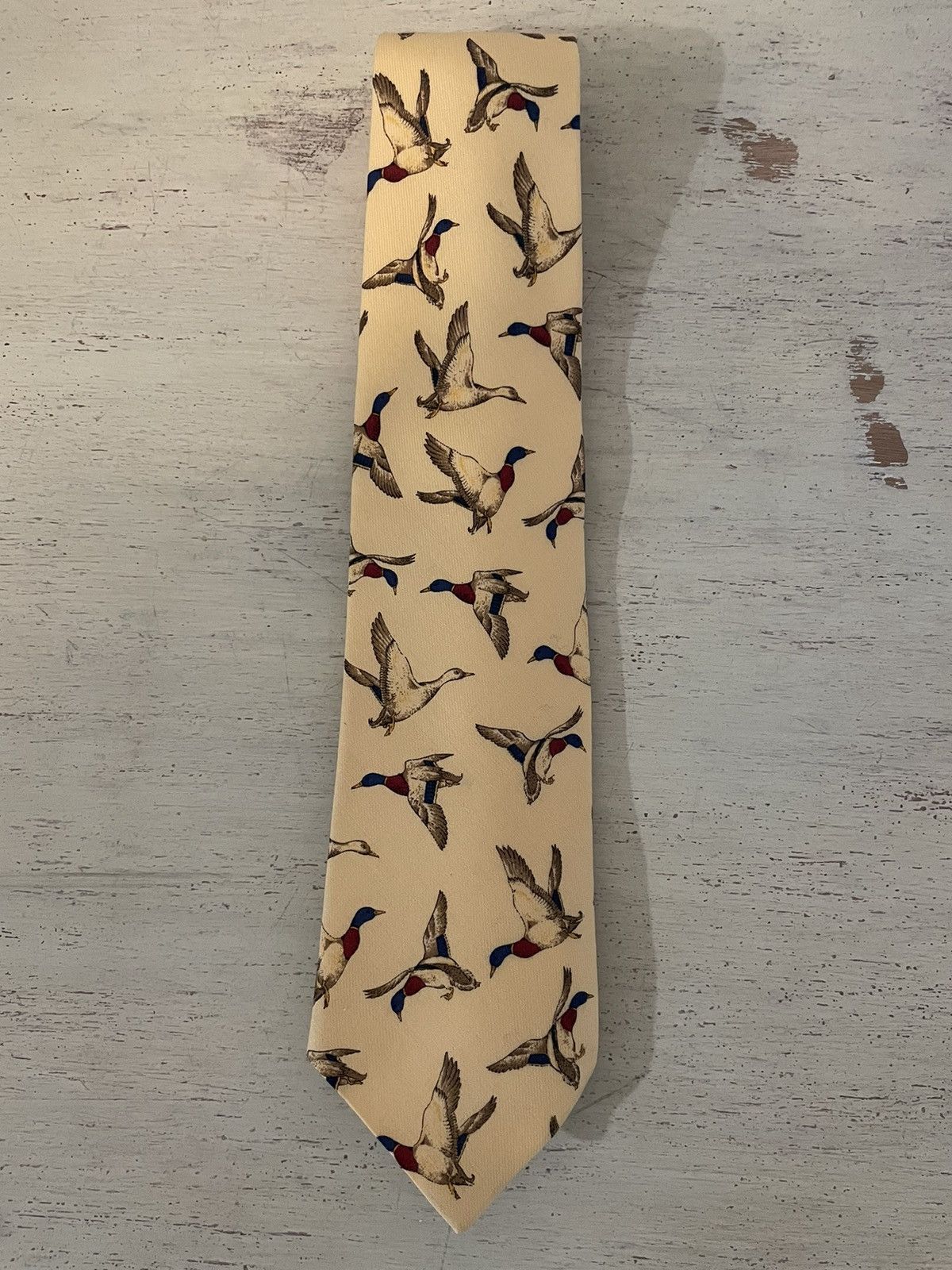 Paul Stuart Printed Wool Mallard Tie Size ONE SIZE - 1 Thumbnail