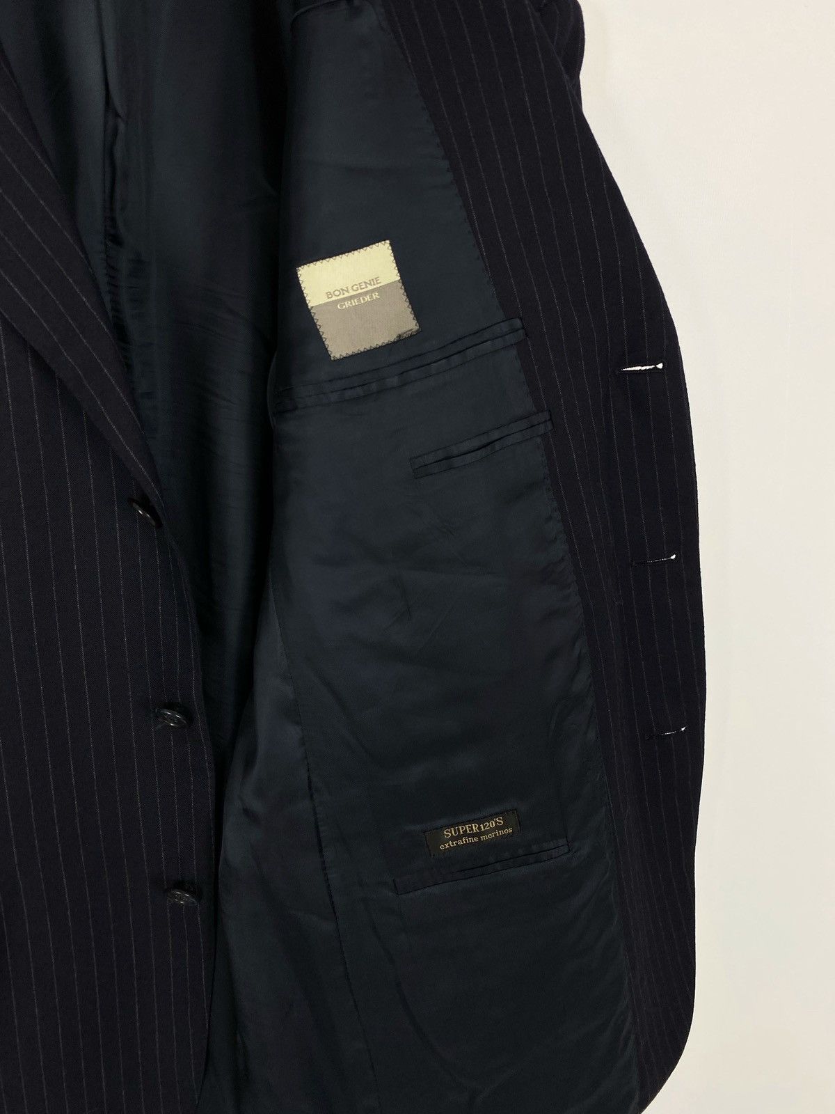 Corneliani Corneliani Striped Blazer Made in Italy Size 52R - 9 Thumbnail