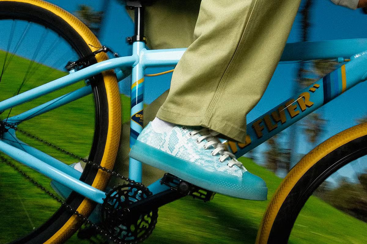 Converse 💚 2022 Golf Wang x Converse "Blue Python" Chuck 70 OX NEW Size US 11 / EU 44 - 3 Thumbnail