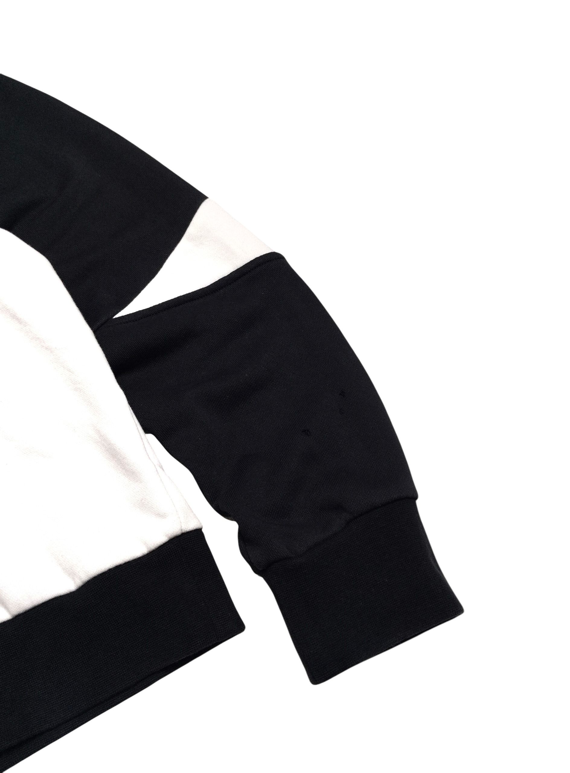 Neil Barrett Neil Barrett Black Panelled Modernist Retro Hoodie Size US S / EU 44-46 / 1 - 9 Thumbnail