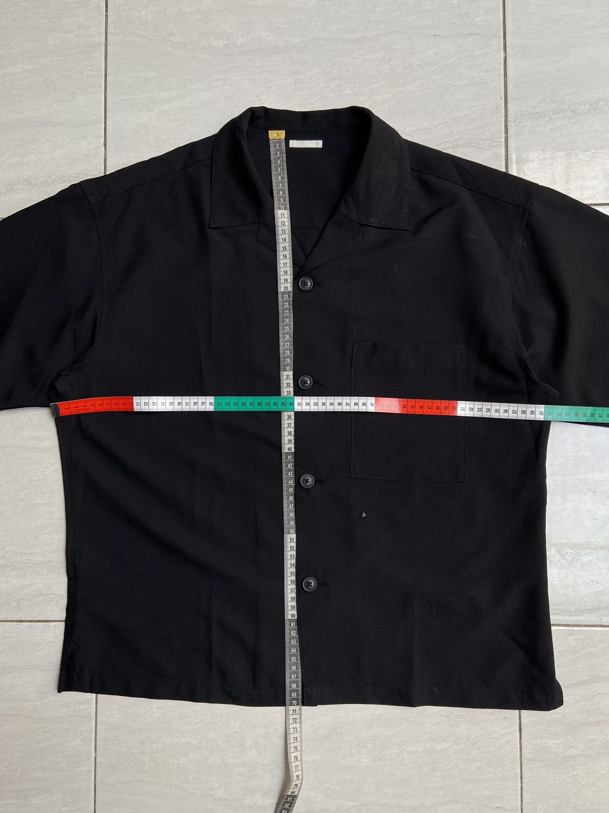 GU GU Black Boxy Oversize Shirt Size US XL / EU 56 / 4 - 7 Thumbnail
