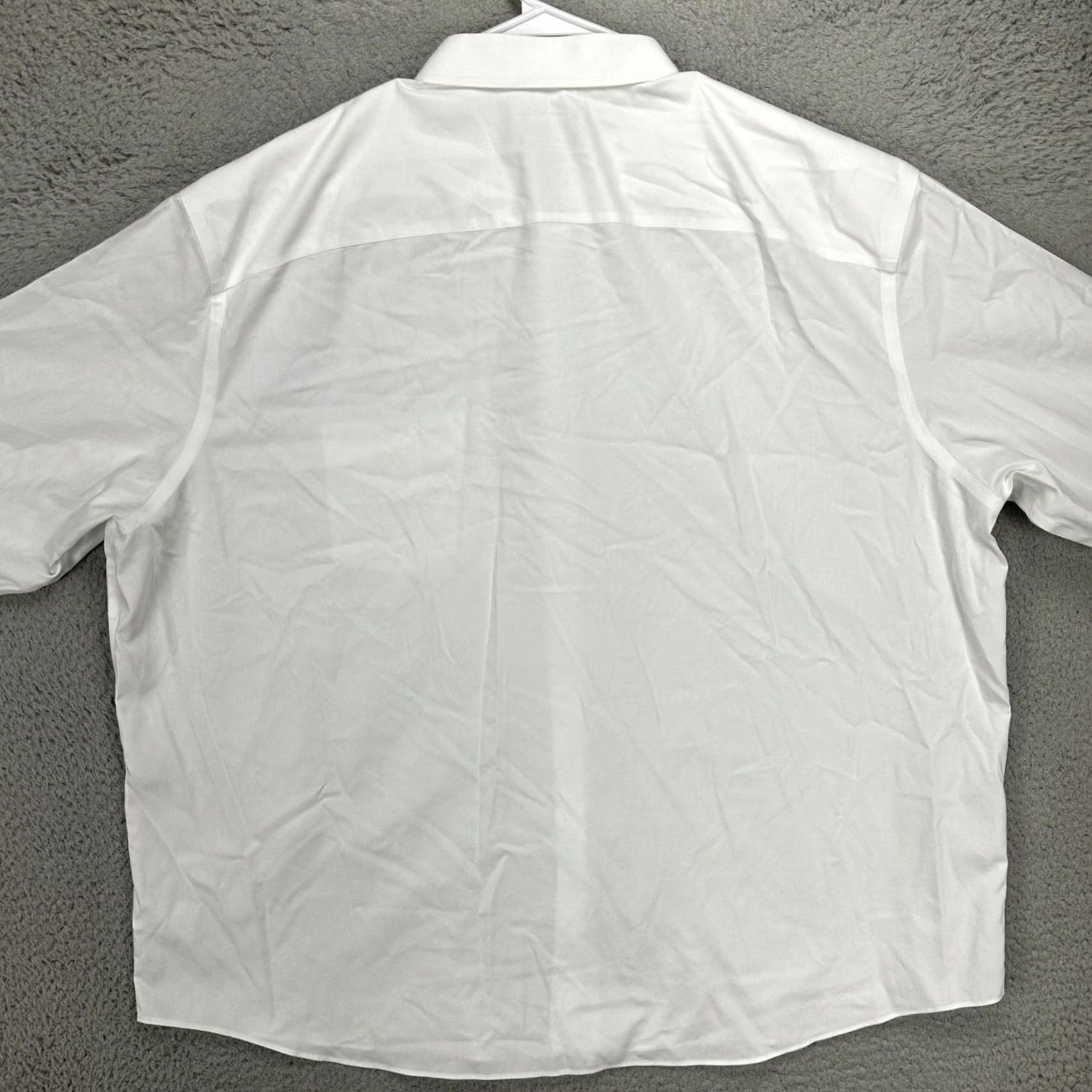 UNTUCKit St. Louis Cardinals UNTUCKit Shirt Adult 3XLC White Long Sleeve Pocket Mens Size 48R - 3 Thumbnail